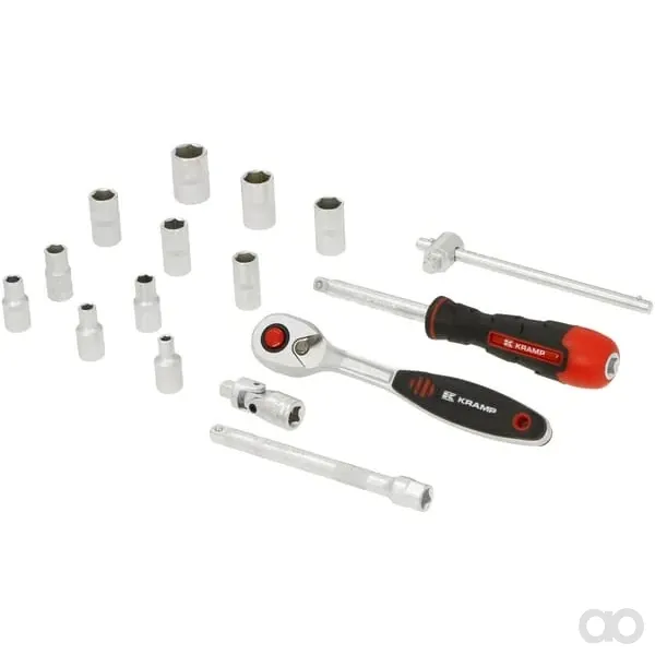 Kramp - 1804922016IKR - Socket Set 1/4" 16 pcs