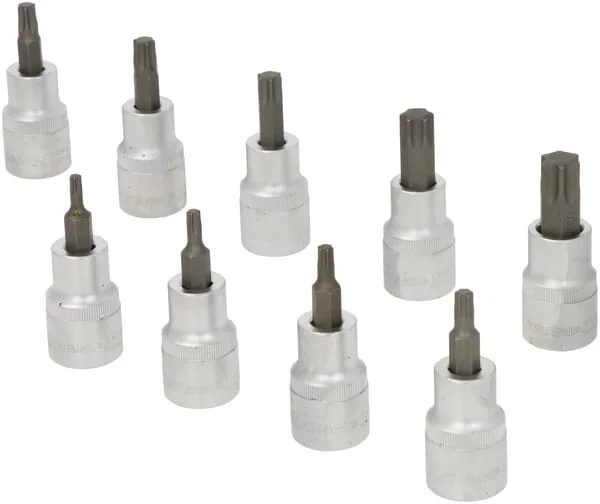 Kramp - 18049240091KR - Socket Set 1/2" TORX 9 pcs
