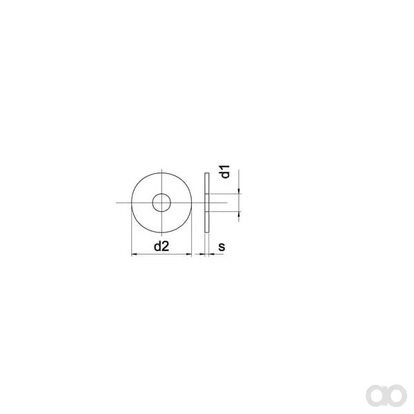 Kramp - 734914 - Circlip pesante M14 zincato