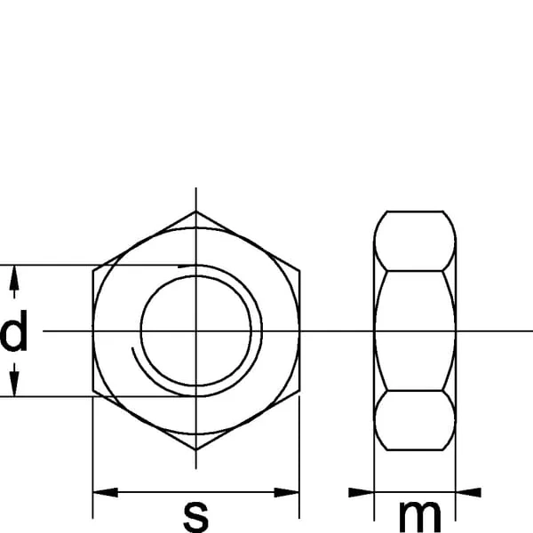 Kramp-93436210 - Hexagon nut DIN934 M36x2.00 steel zinc-plated Class 10 Kramp