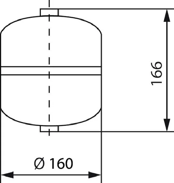 Kramp-ats025 - Air tank small