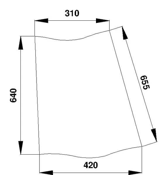 Kramp - D7015 - Vetro angolare