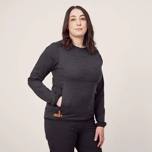 Kramp - KW506701811046 - Maglia in felpa per donna Grigio scuro XS