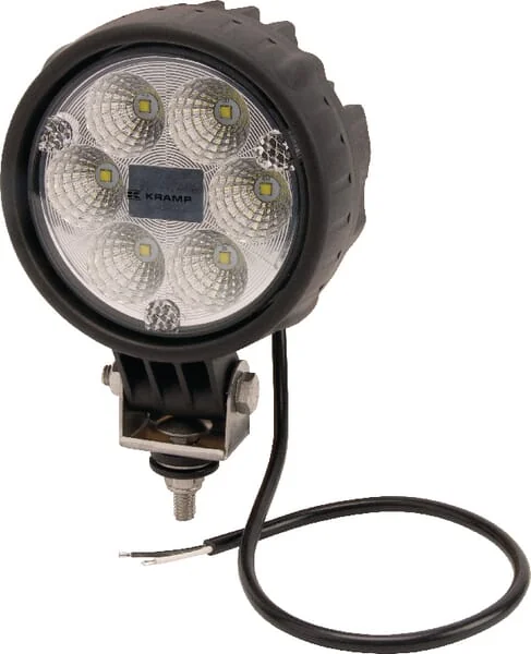 Kramp-la10013 - Work light LED, 29W, 2500lm, round, 10/30V, Ø 117mm, Flood, 6 LED's, Kramp
