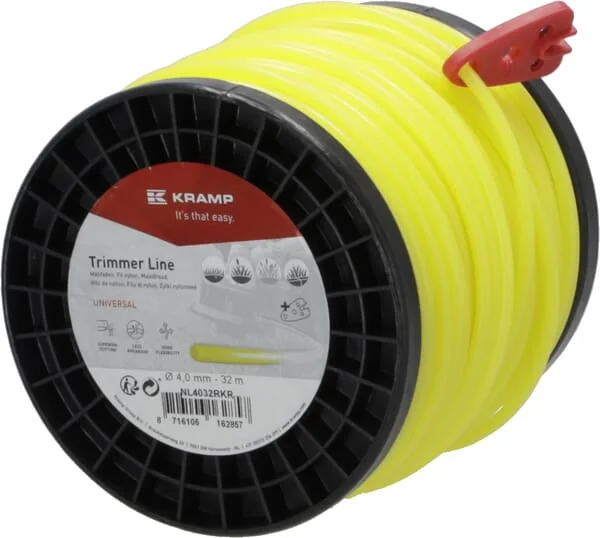 Kramp - NL4032RKR - Line per tagliabordo 4 mm 32 m Giallo Rotondo Kramp