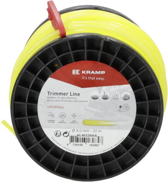 Kramp - NL4032RKR - Line per tagliabordo 4 mm 32 m Giallo Rotondo Kramp