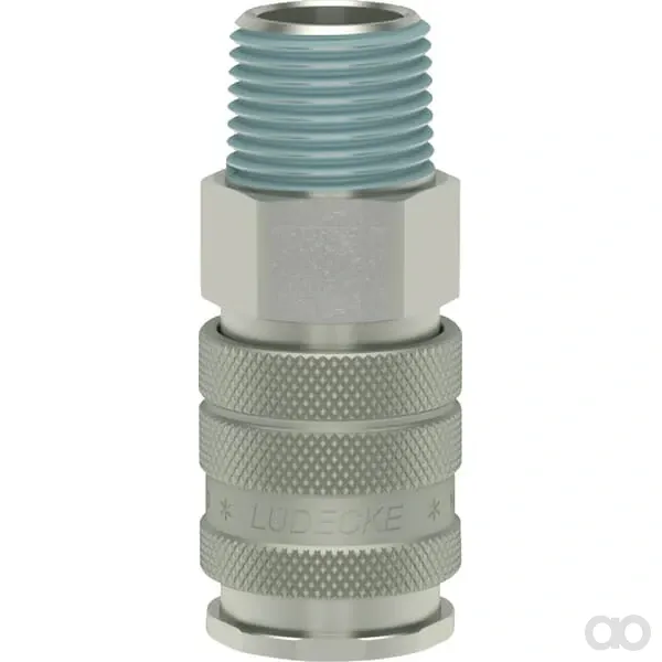 Lüdecke - ESI14A - Quick Release Coupling with 1/4" BSP Male Thread