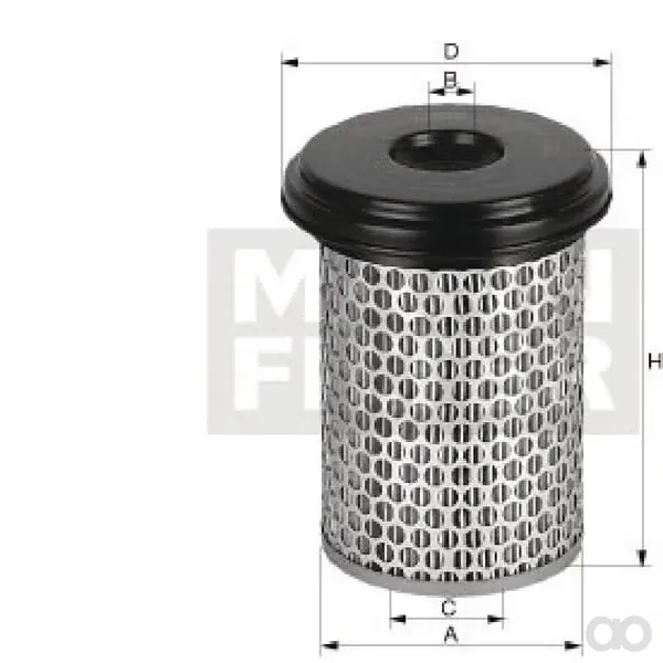 Mann Filter - C13114 - Elemento filtro aria