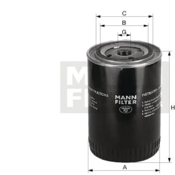 Mann Filter - W94030 - Olio per cambio filtro