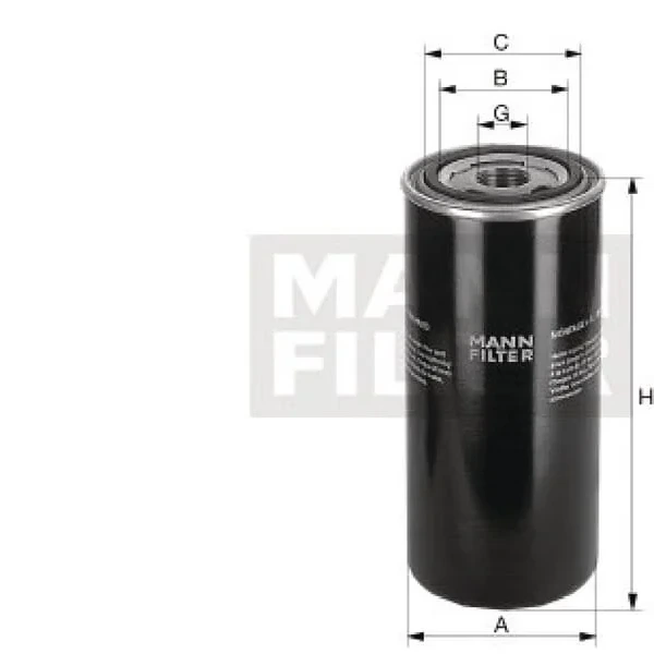 Mann Filter - WH724 - Cambia il filtro, 35 bar