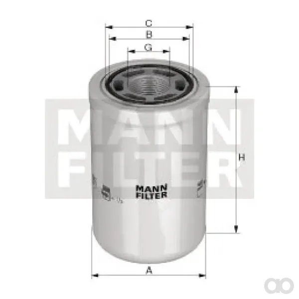 Mann Filter - WH945 - Oil Change Filter