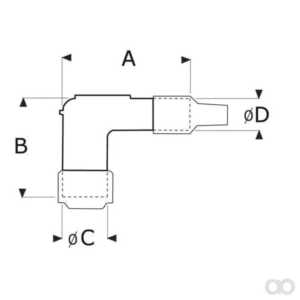 NGK - LB05F - Connettore per candela NGK