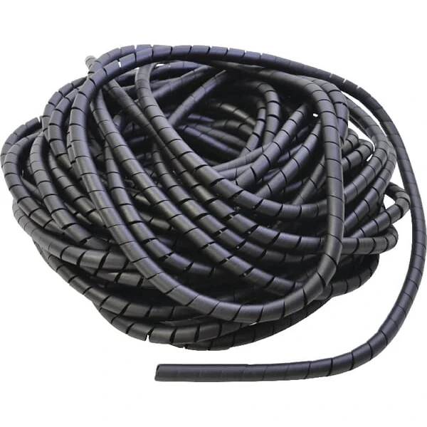 Non Branded - CPN12 - Avvolgimento a spirale 12 mm nero