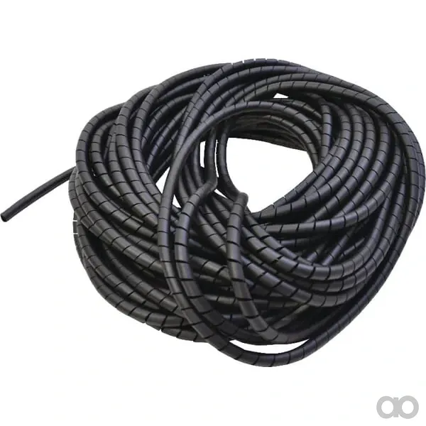 Non Branded - CPN8 - Avvolgimento a spirale 8 mm nero