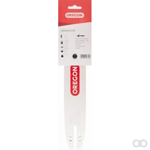 Oregon - 100SDEA218 - Guide Bar 10" 3/8" 1.3mm, Consumer Doubleguard