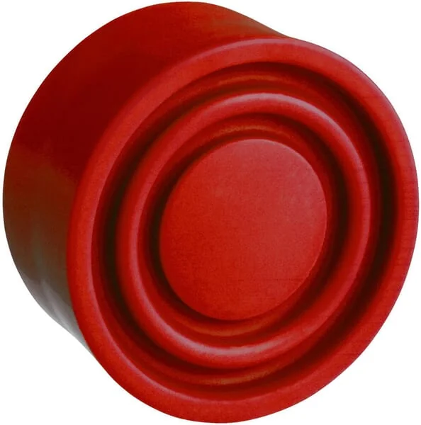 Schneider Electric - ZBP014 - Cappuccio a pulsante in gomma rosso
