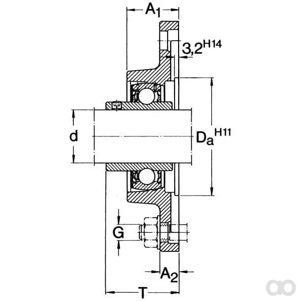 SKF - FYTBK20TF - Cuscinetti Y FYTBK 20 TF