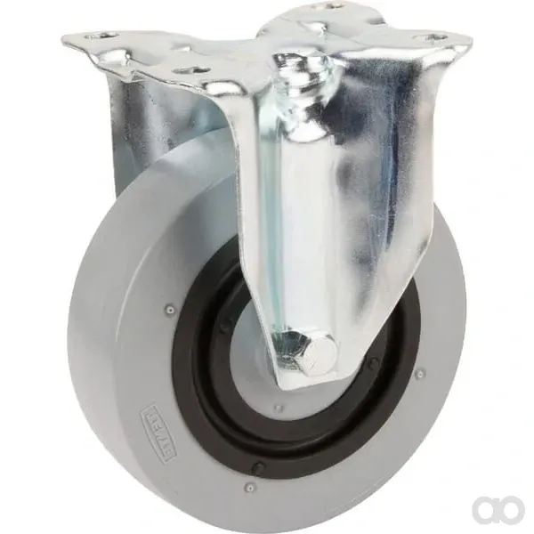 Tente - 3478HUR125P62 - Tente Rigid wheel with gray polyamide tread and rubber core - 4031582306378