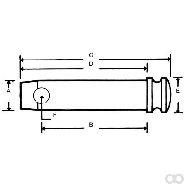 Vapormatic - VLK7108 - Toplink Pin 25,4x136 mm Cat.2