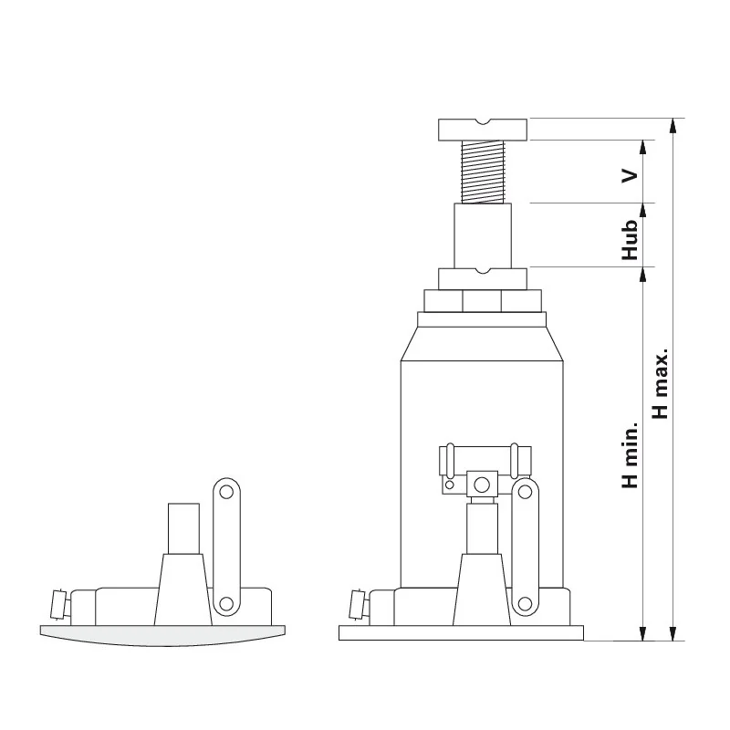 AC Hydraulic - A2-170 - Cric idraulico