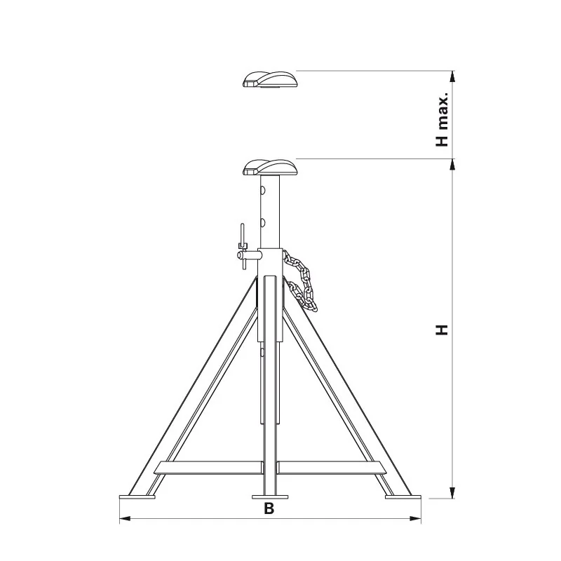 AC Hydraulic - AB8-360 - Cavalletto di sostegno
