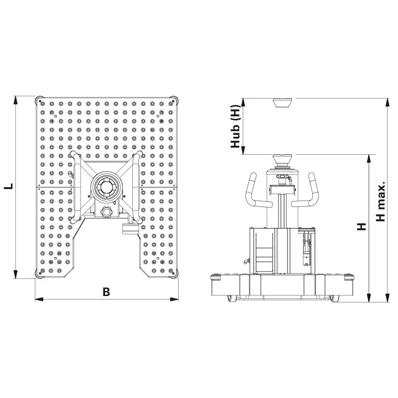 AC Hydraulic - GGD150F - Sollevatore a fossa idropneumatico