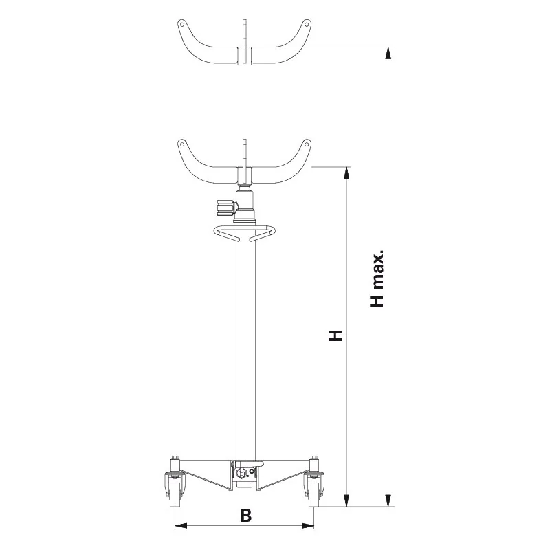 AC Hydraulic - VL10 - Sollevatore idraulico per trasmissioni