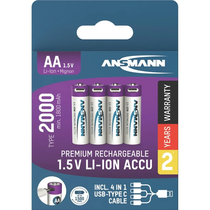 Ansmann - 2000mAh - Batteria