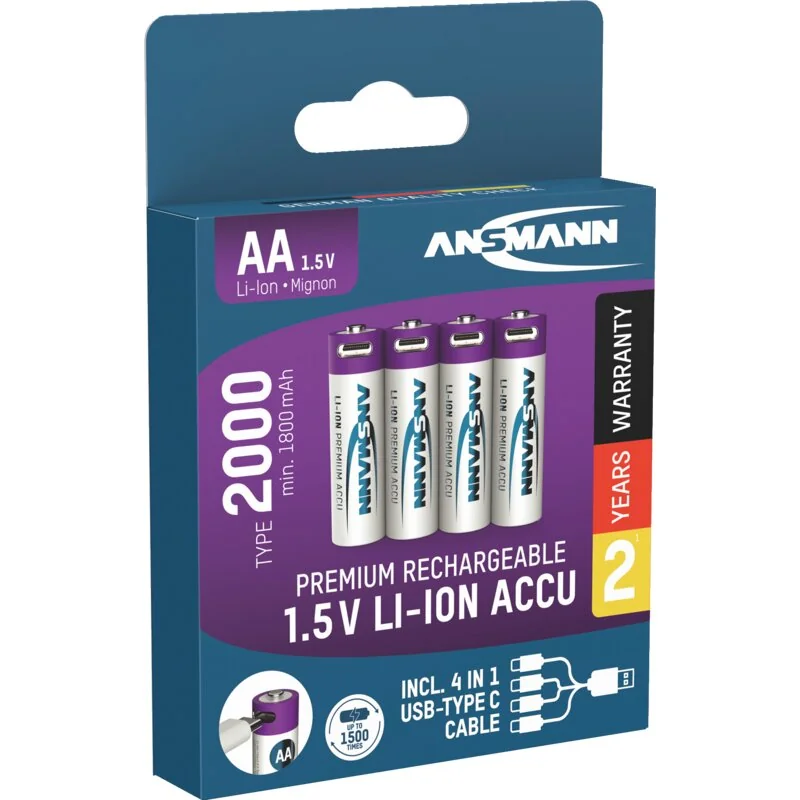 Ansmann - 2000mAh - Batteria