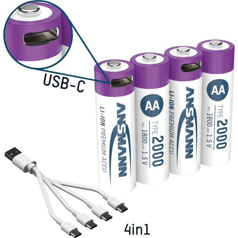 Ansmann - 2000mAh - Batteria