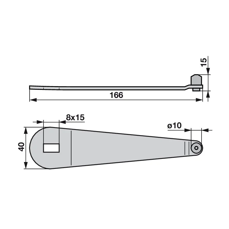 BCS - 590.58601.0 - Leva oscillante