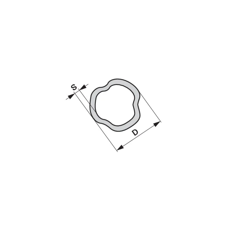 Bondioli Pavesi - 2255T1055 - Tubo profilato