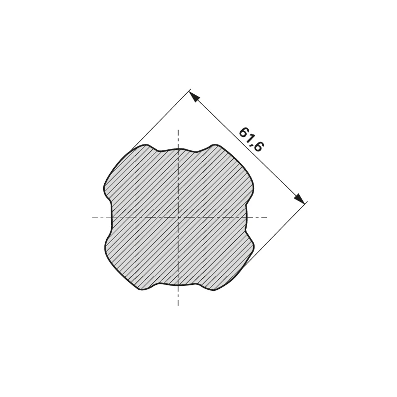 Bondioli Pavesi - 5376A9007R - Tubo profilato