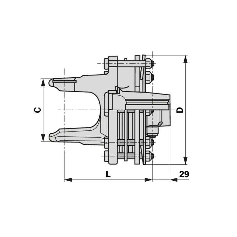 Bondioli Pavesi - 661H53303R - Frizione a dischi