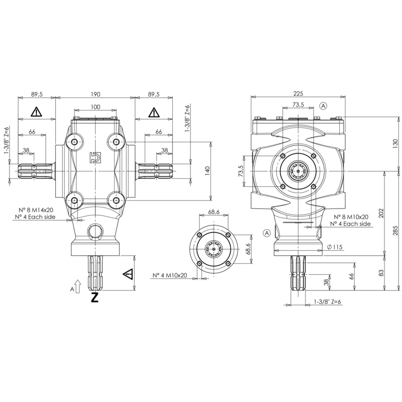 Bondioli Pavesi - S2071310G111 - Riduttore a T