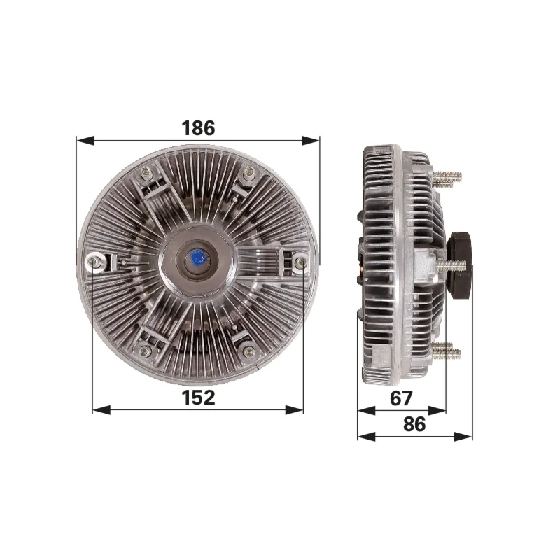 BORGWARNER - 162000060018 - Frizione ventola