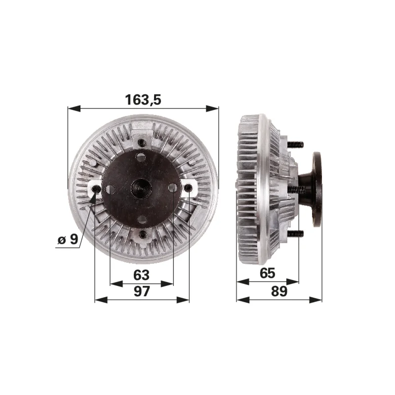 BORGWARNER - 3783123M1 - Frizione ventola