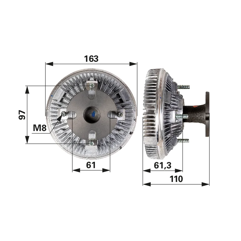 BORGWARNER - 451503A1 - Frizione ventola