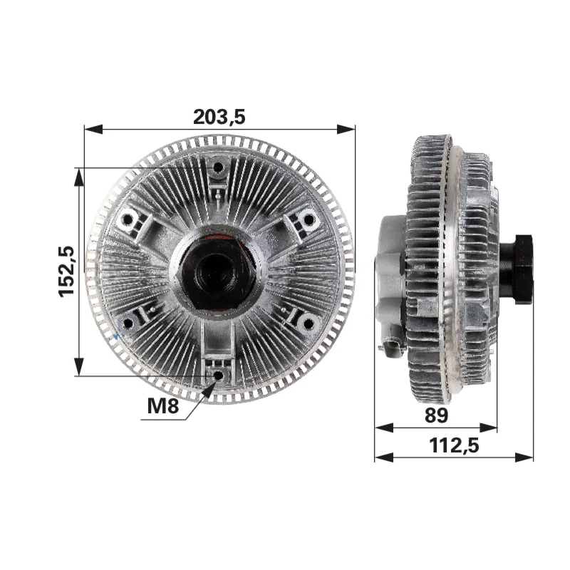 BORGWARNER - 87739304 - Frizione ventola