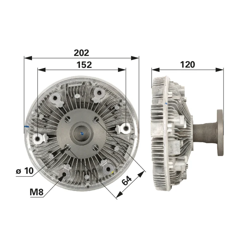 BORGWARNER - AL213600 - Frizione ventola