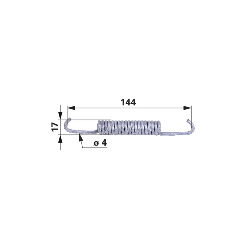 BPW - 03.397.32.14.0 - Molla freno