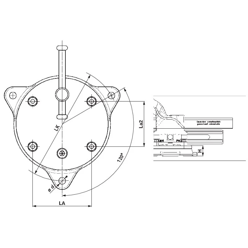 Brockhaus Heuer - HE 103120 - Piatto girevole