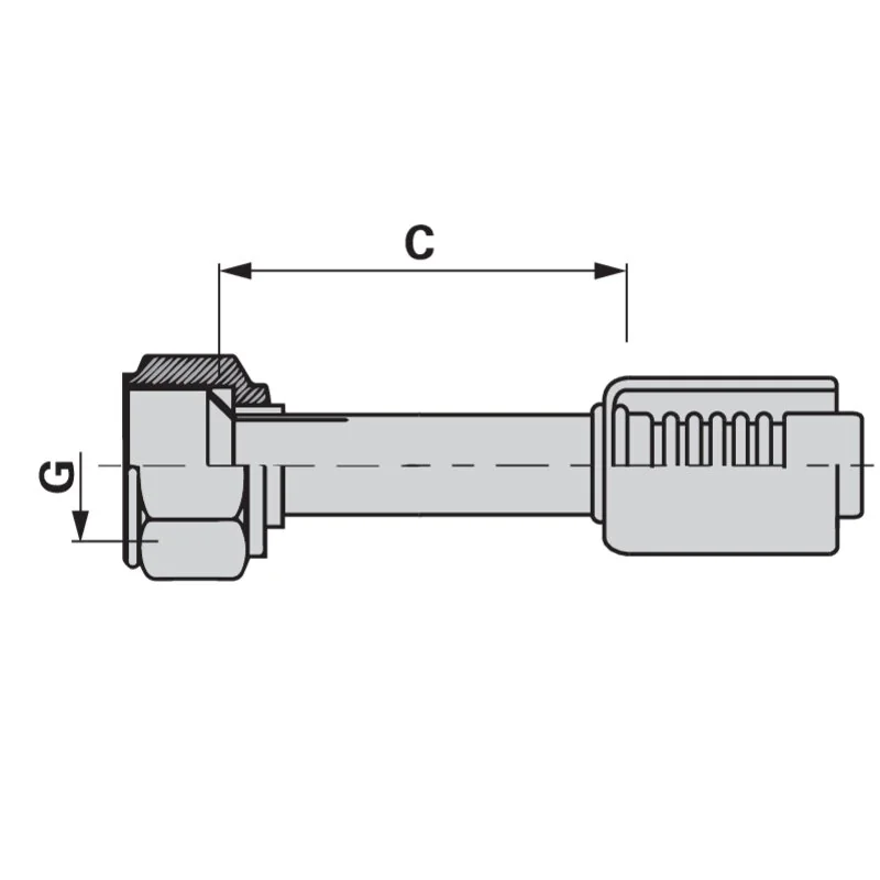 Burgaflex - 52701-12-12S - Cono di tenuta KL SAE, DN16, 1 1/16-14