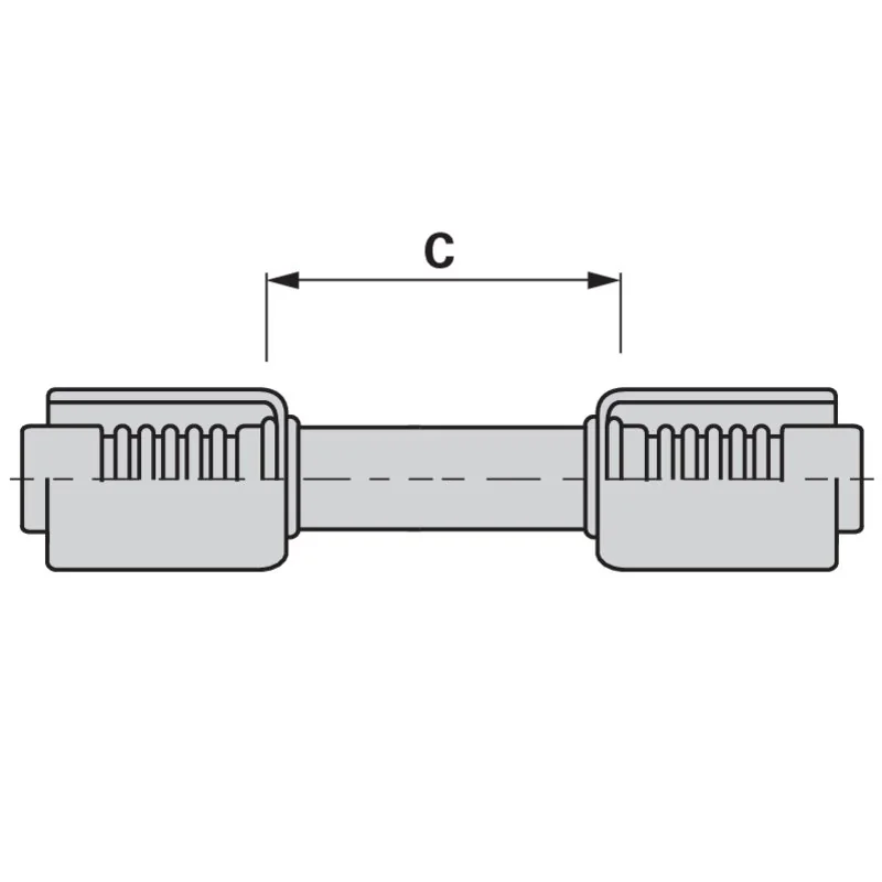 Burgaflex - 527087-10-10S - Connettore per tubo KL DN12