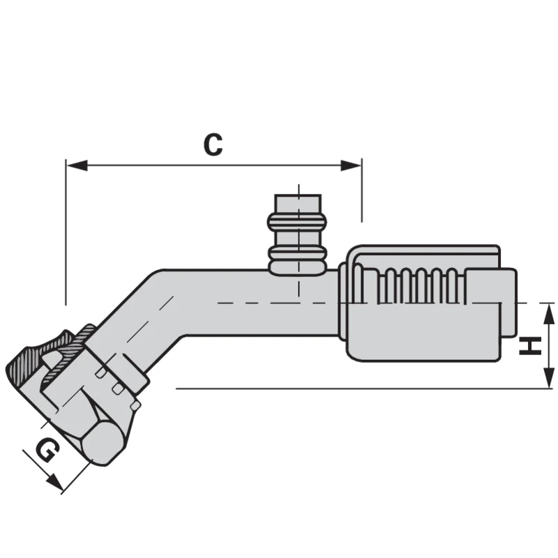 Burgaflex - 52734-10-10LPS - Cono di tenuta KL KOM, FVND, 45°, DN12 1-14