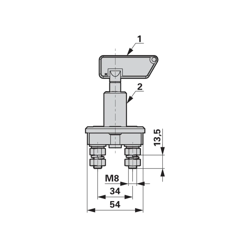 Cobo - 500A - Interruttore staccabatteria