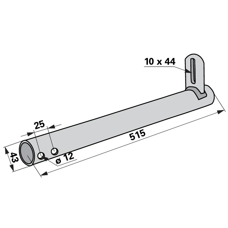 Deutz Fahr - 1662 2749.86 - Tubo del cuscinetto