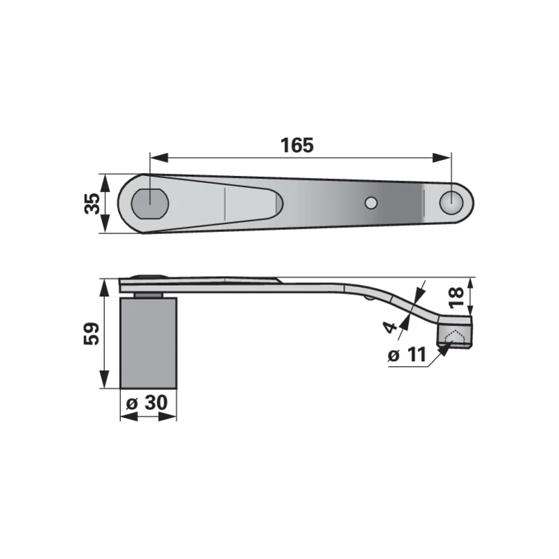 ESM - 267.4610 - Braccio guida coltello
