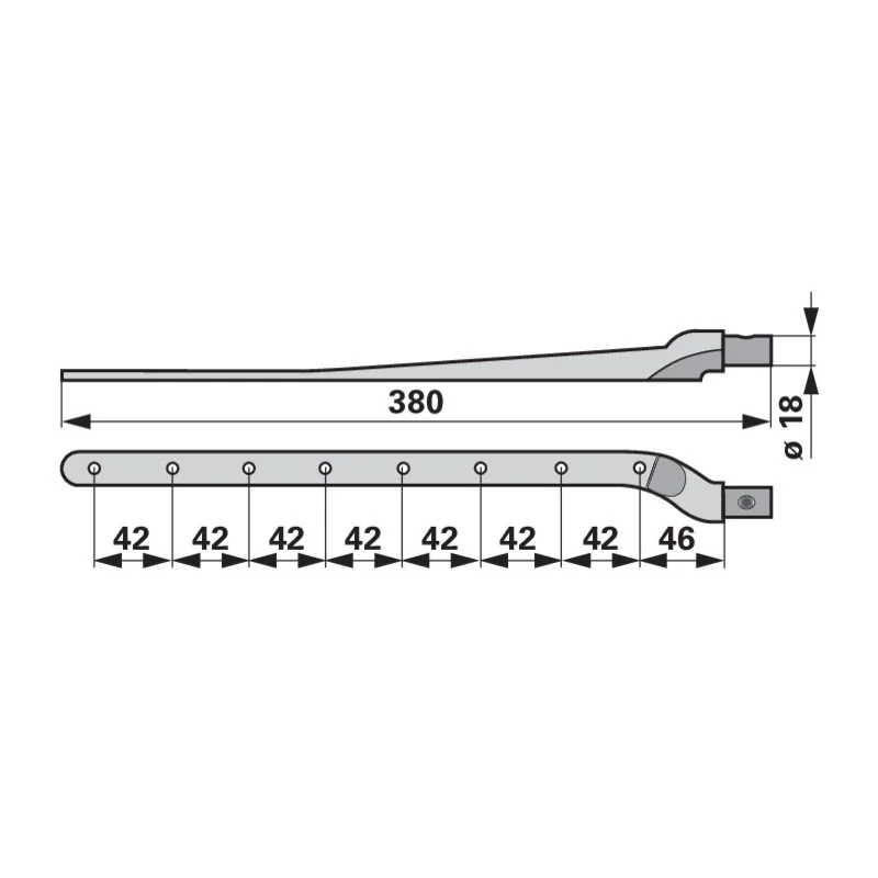 ESM - 345.5220 - Testa coltello superiore