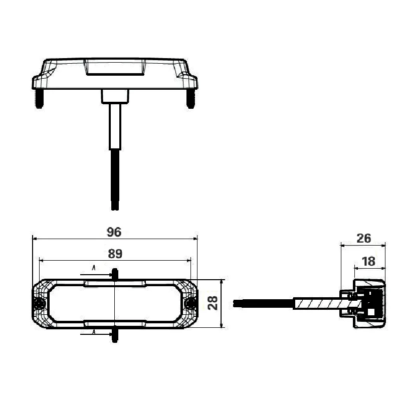 Fabrilcar - 42-4055-301 - Luce stroboscopica LED